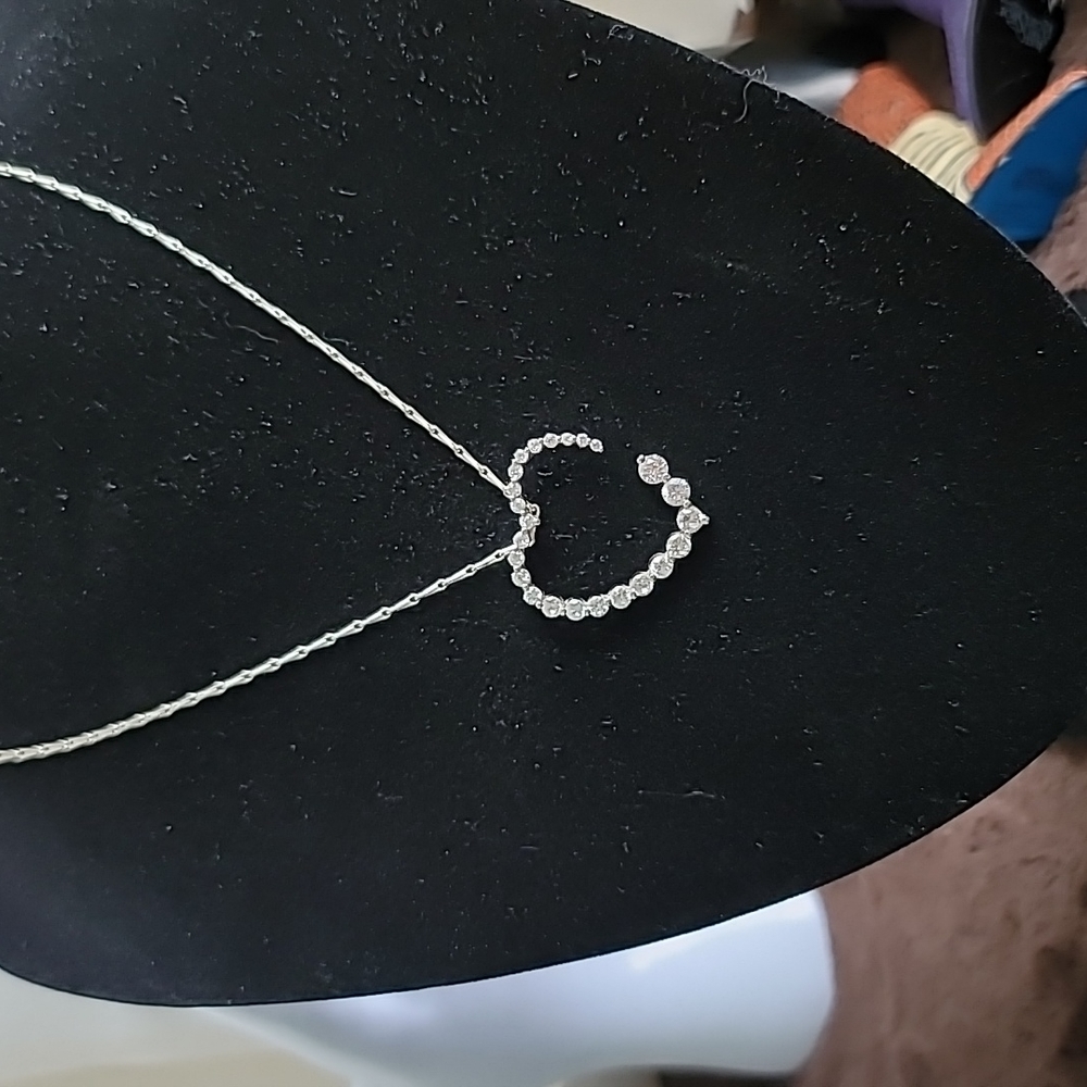925 Heart Stone Necklace